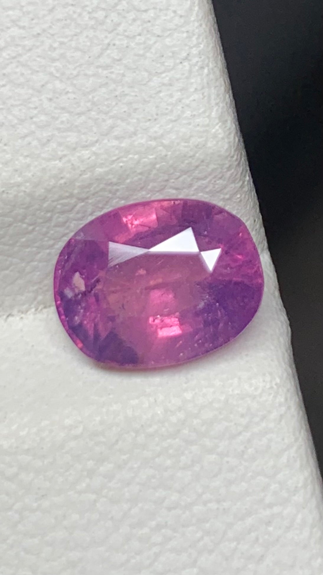 Untreated 2.30 Carat Pink Colour Natural Kashmir Sapphire
