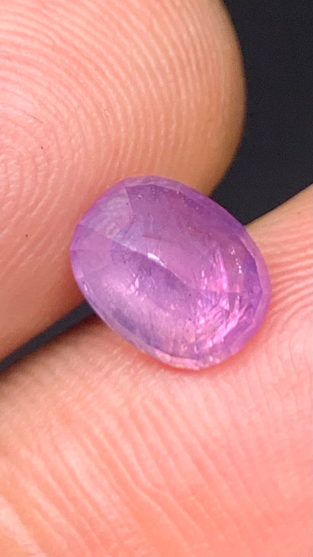 Untreated 2.30 Carat Pink Colour Natural Kashmir Sapphire