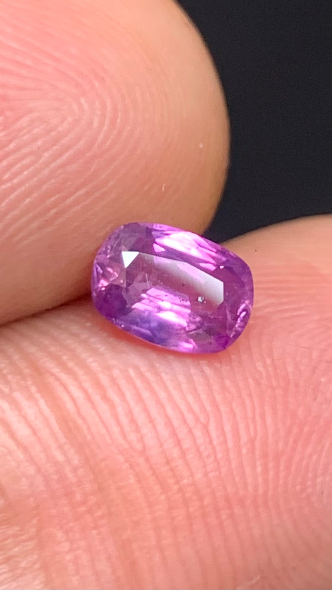 Untreated 1.10 Carat Pink Colour Natural Kashmir Sapphire