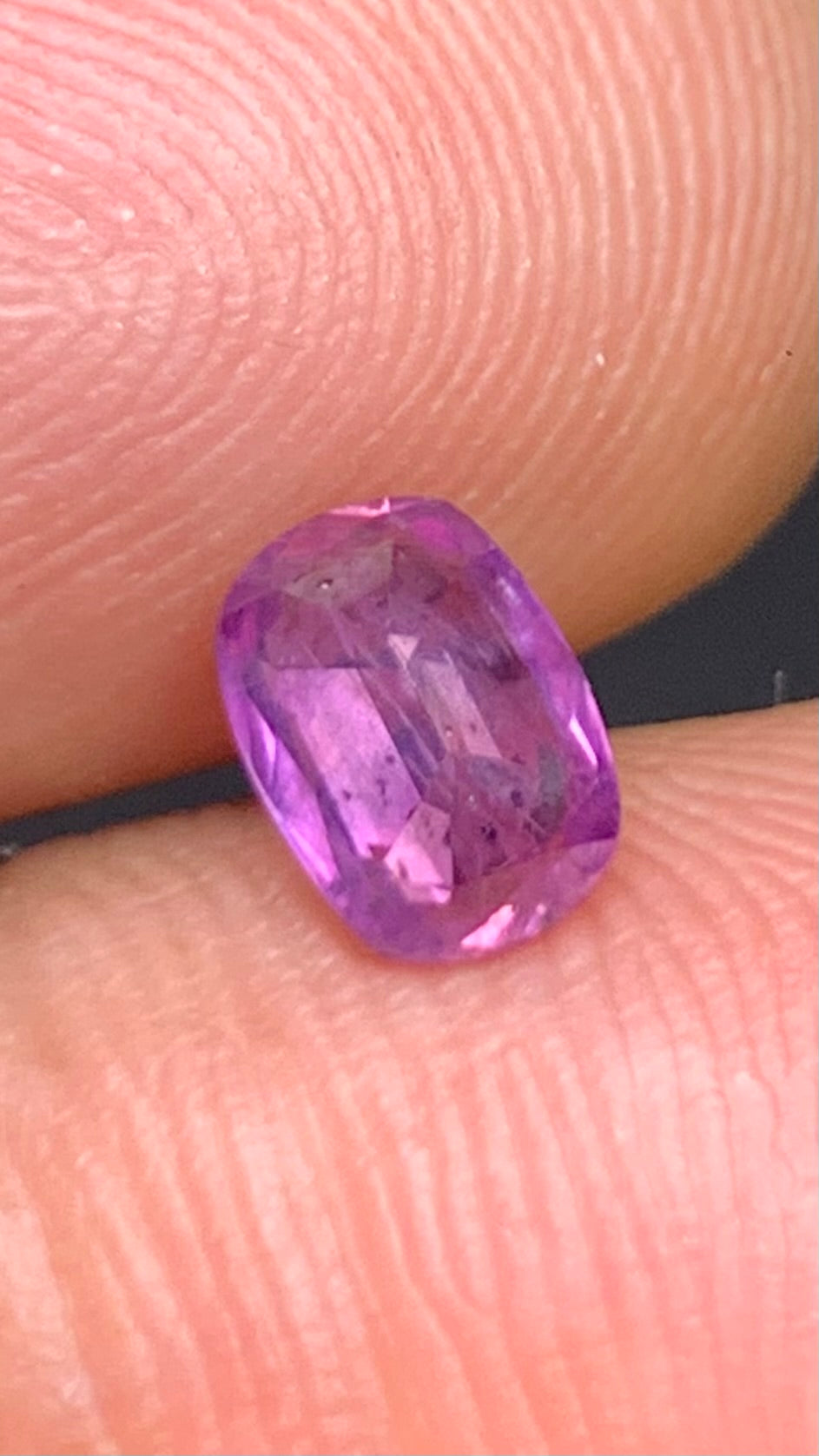 Untreated 1.10 Carat Pink Colour Natural Kashmir Sapphire