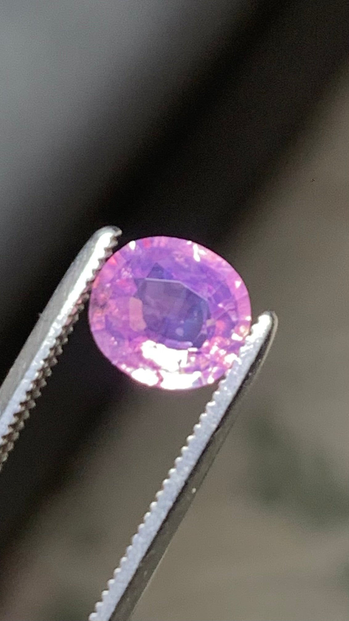 Untreated 1.20 Carat Pink Colour Natural Kashmir Sapphire