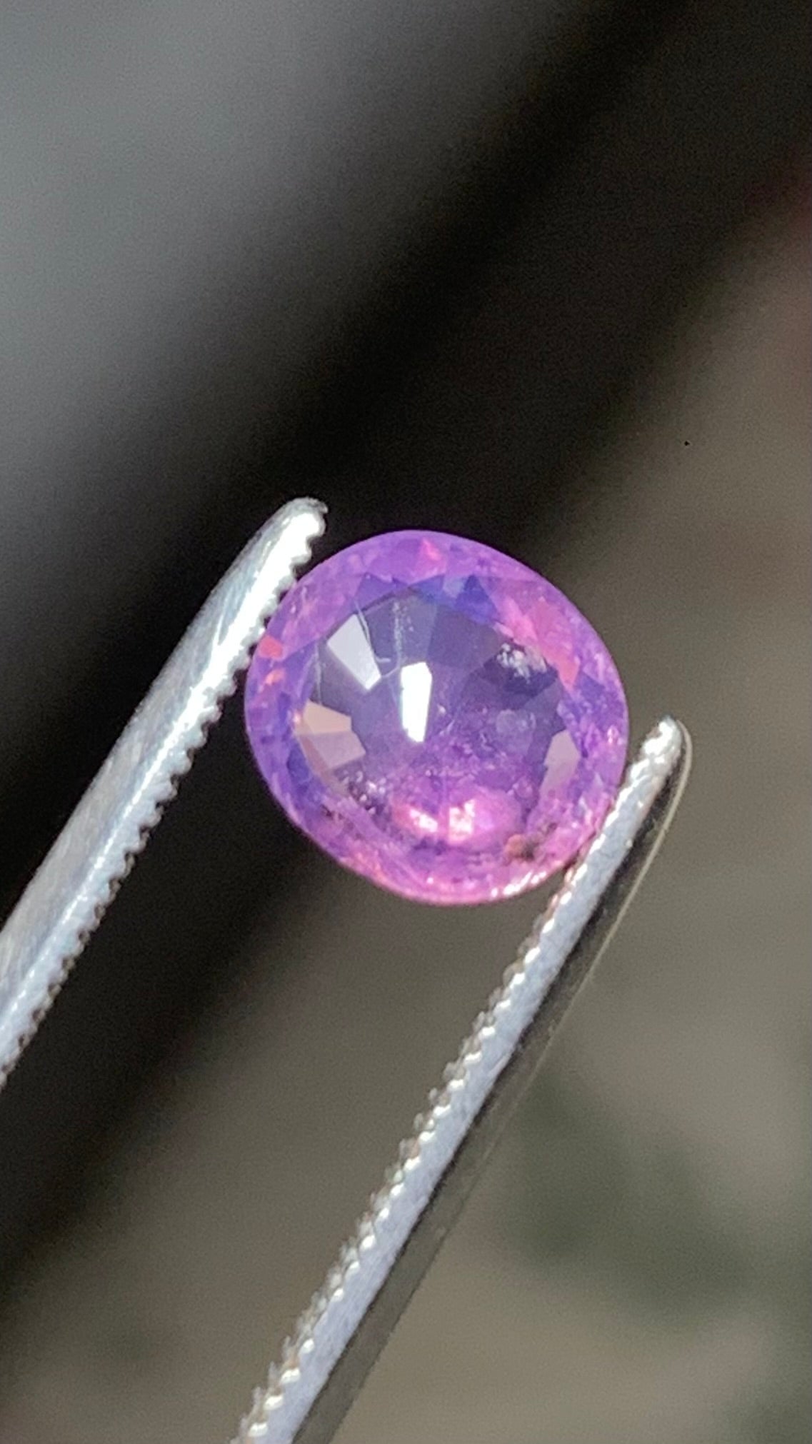 Untreated 1.20 Carat Pink Colour Natural Kashmir Sapphire