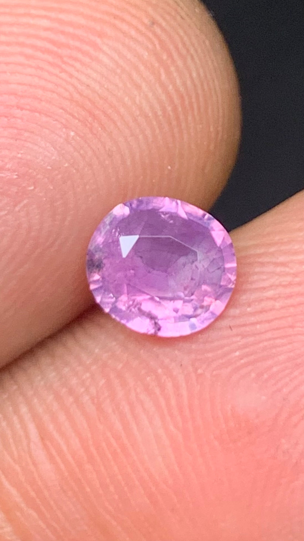 Untreated 1.20 Carat Pink Colour Natural Kashmir Sapphire