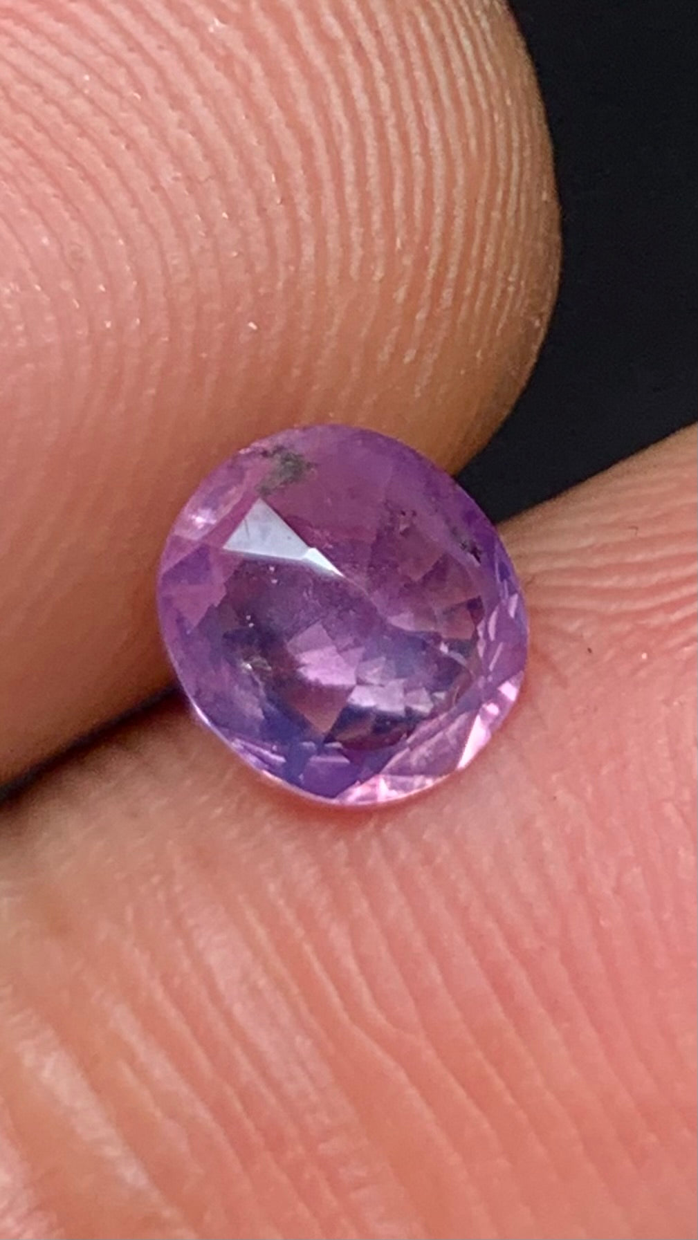 Untreated 1.20 Carat Pink Colour Natural Kashmir Sapphire