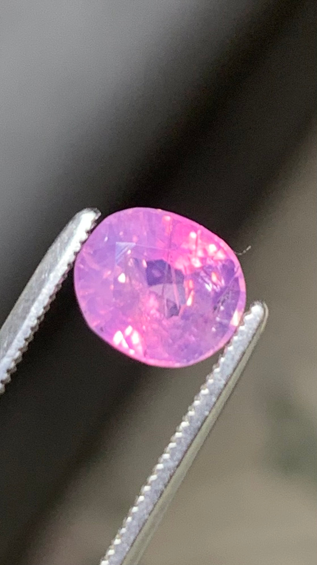 Untreated 1.80 Carat Pink Colour Natural Kashmir Sapphire