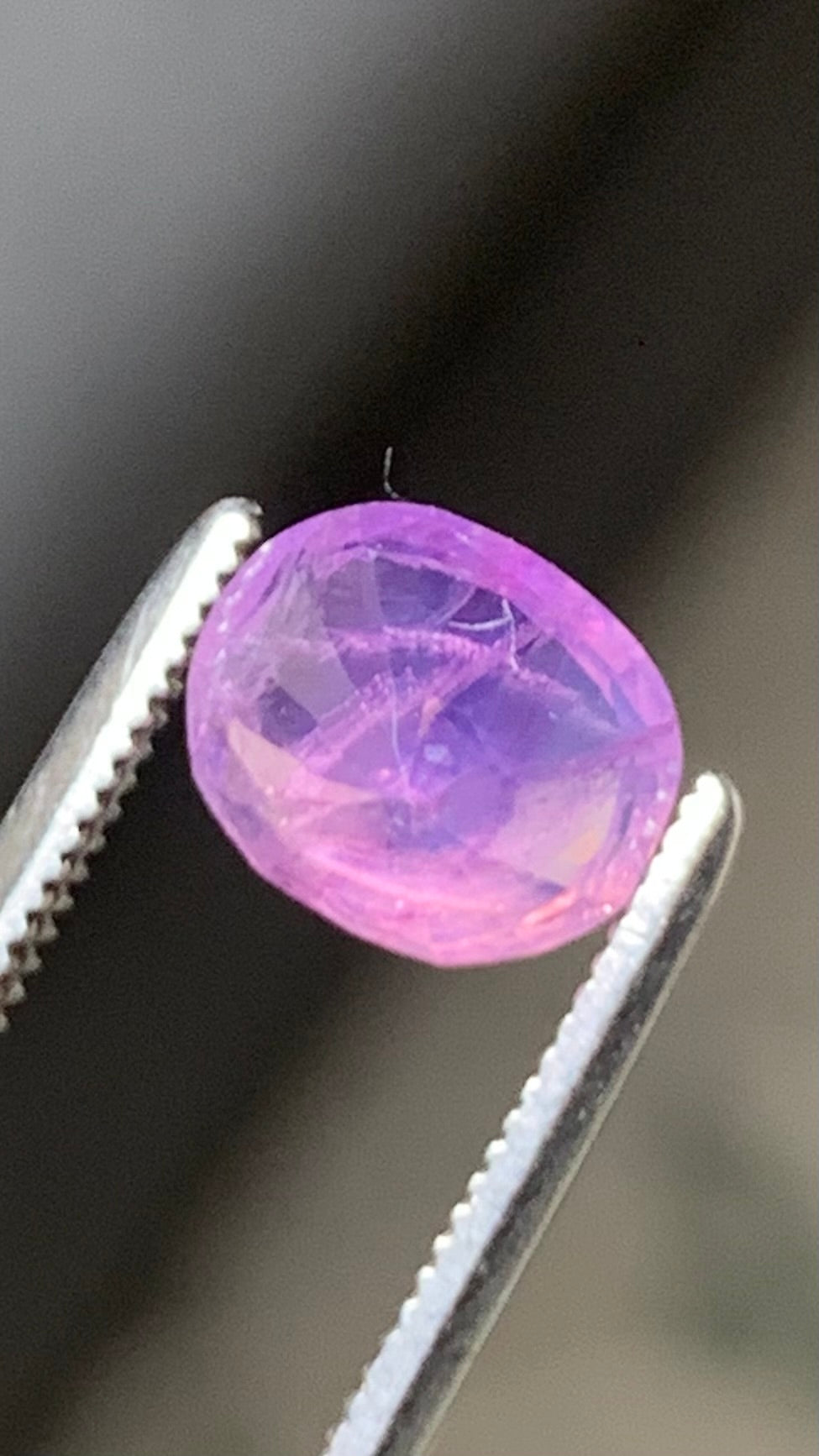 Untreated 1.80 Carat Pink Colour Natural Kashmir Sapphire