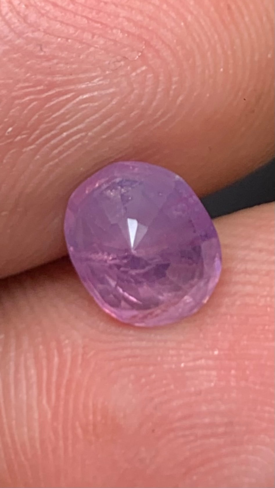 Untreated 1.80 Carat Pink Colour Natural Kashmir Sapphire