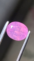 Untreated 2.85 Carat Pink Colour Natural Kashmir Sapphire