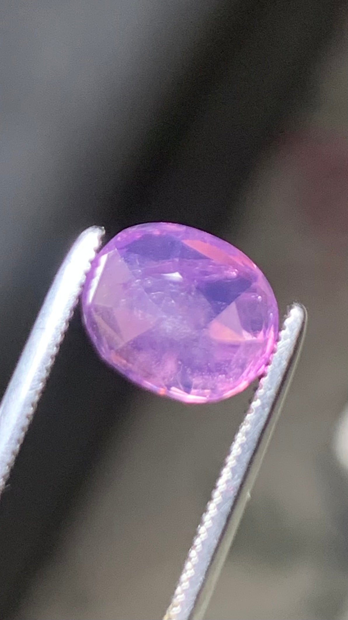 Untreated 2.85 Carat Pink Colour Natural Kashmir Sapphire