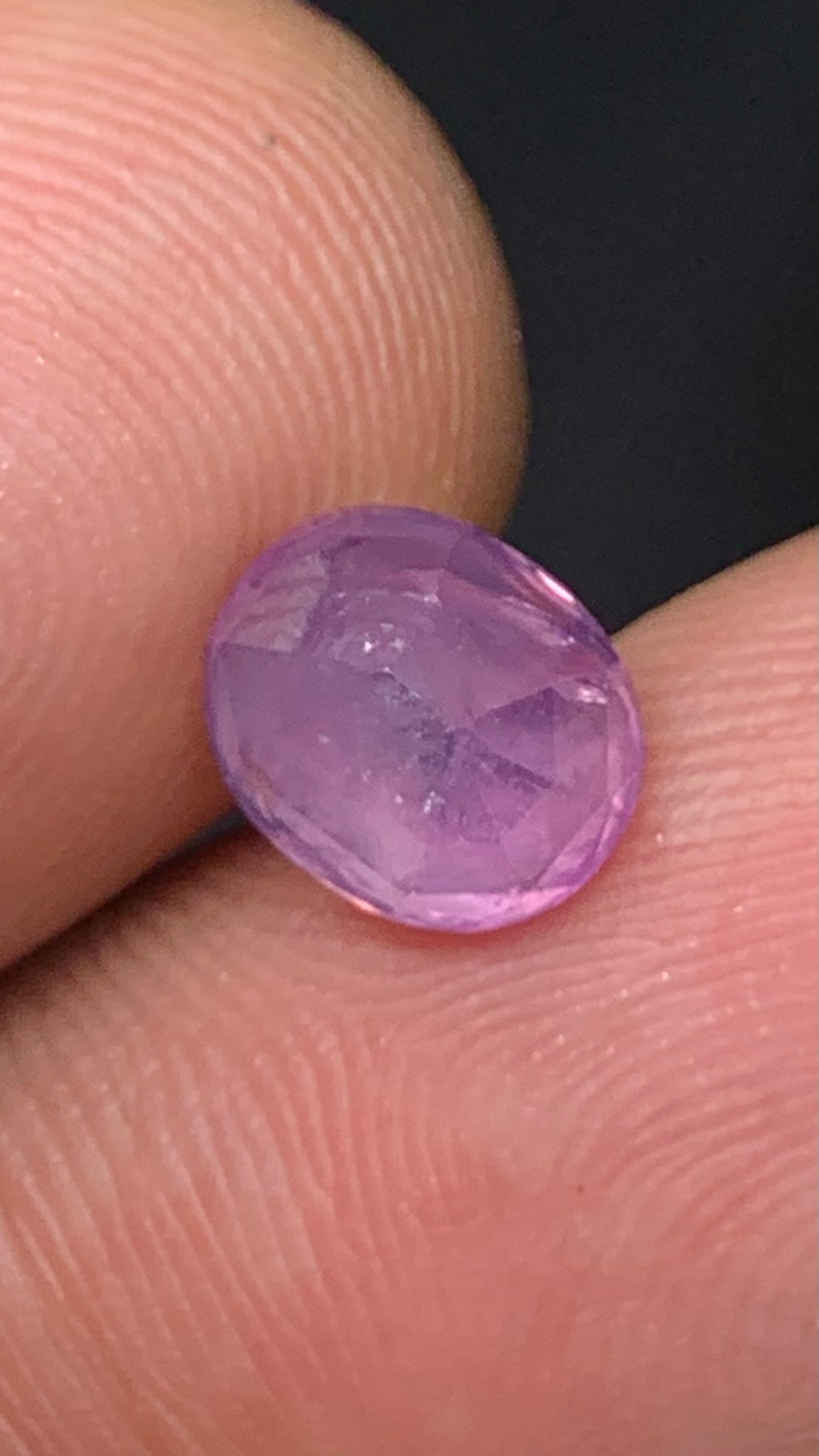 Untreated 2.85 Carat Pink Colour Natural Kashmir Sapphire