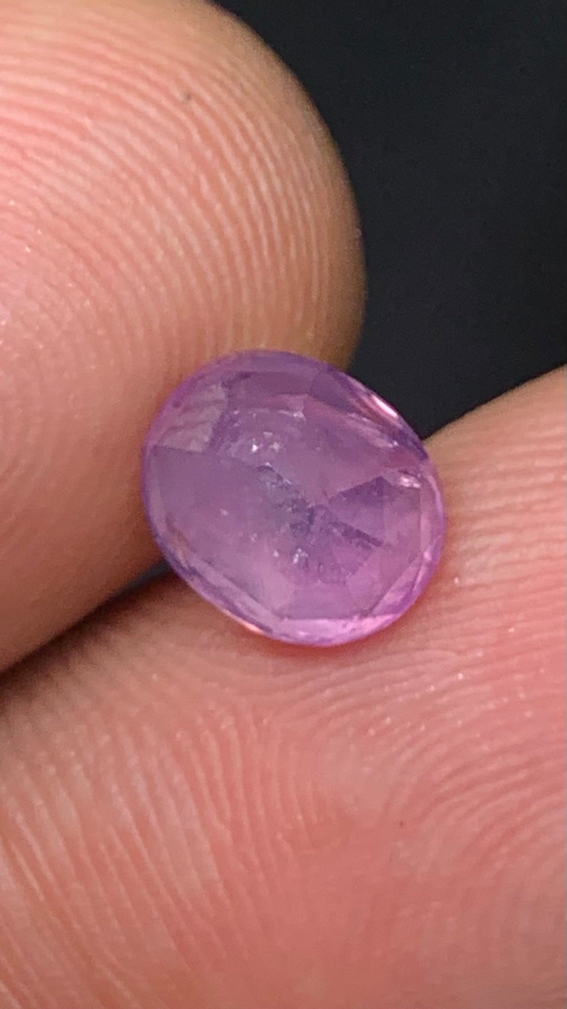 Untreated 2.85 Carat Pink Colour Natural Kashmir Sapphire