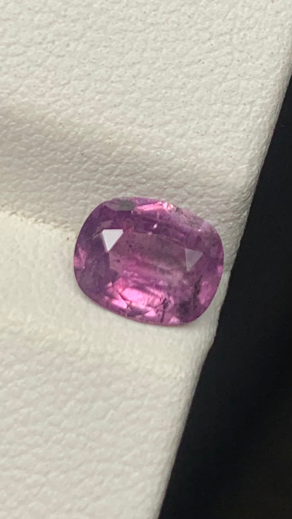 Untreated 1.15 Carat Pink Colour Natural Kashmir Sapphire