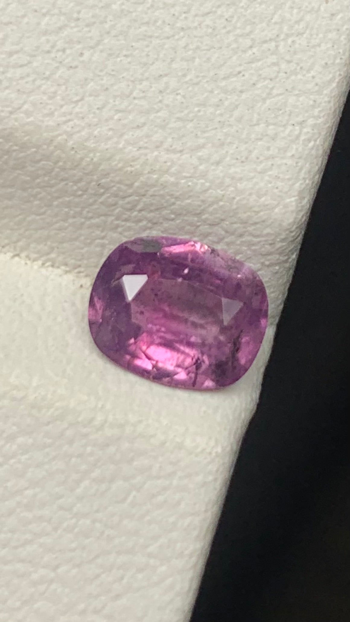 Untreated 1.15 Carat Pink Colour Natural Kashmir Sapphire