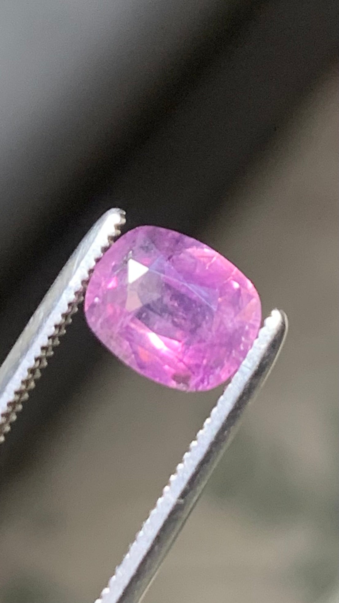 Untreated 1.15 Carat Pink Colour Natural Kashmir Sapphire