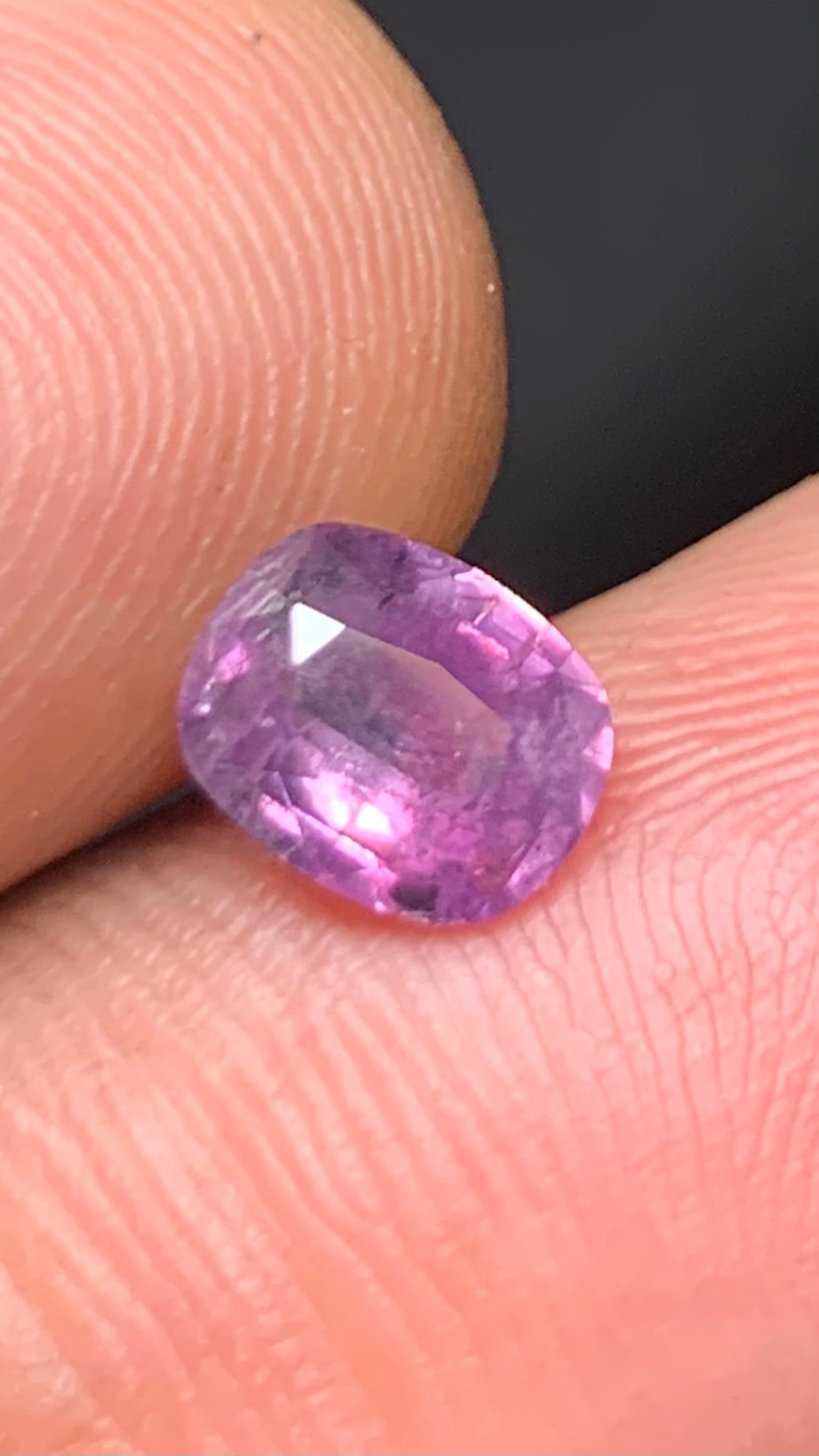 Untreated 1.15 Carat Pink Colour Natural Kashmir Sapphire