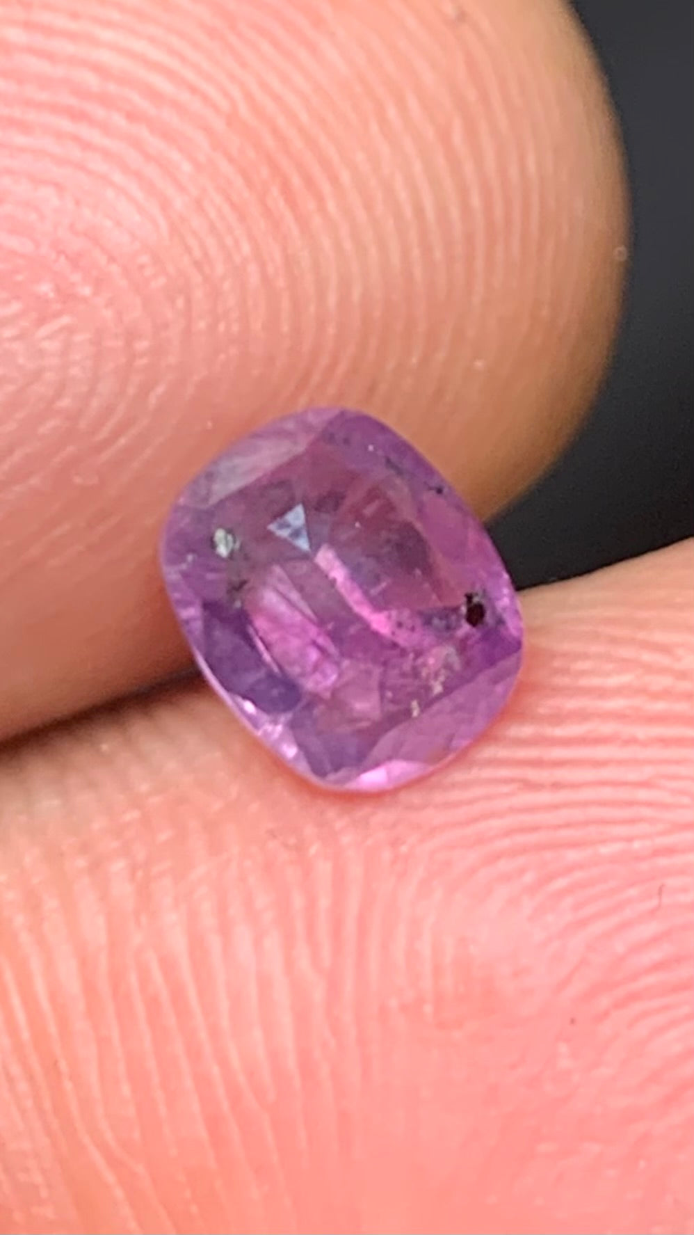 Untreated 1.15 Carat Pink Colour Natural Kashmir Sapphire