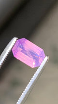 Untreated 0.75 Carat Pink Colour Natural Kashmir Sapphire