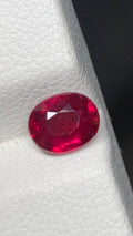 Beautiful 1.05 Carat Pigeon Blood Red Colour Natural Ruby Mozambique