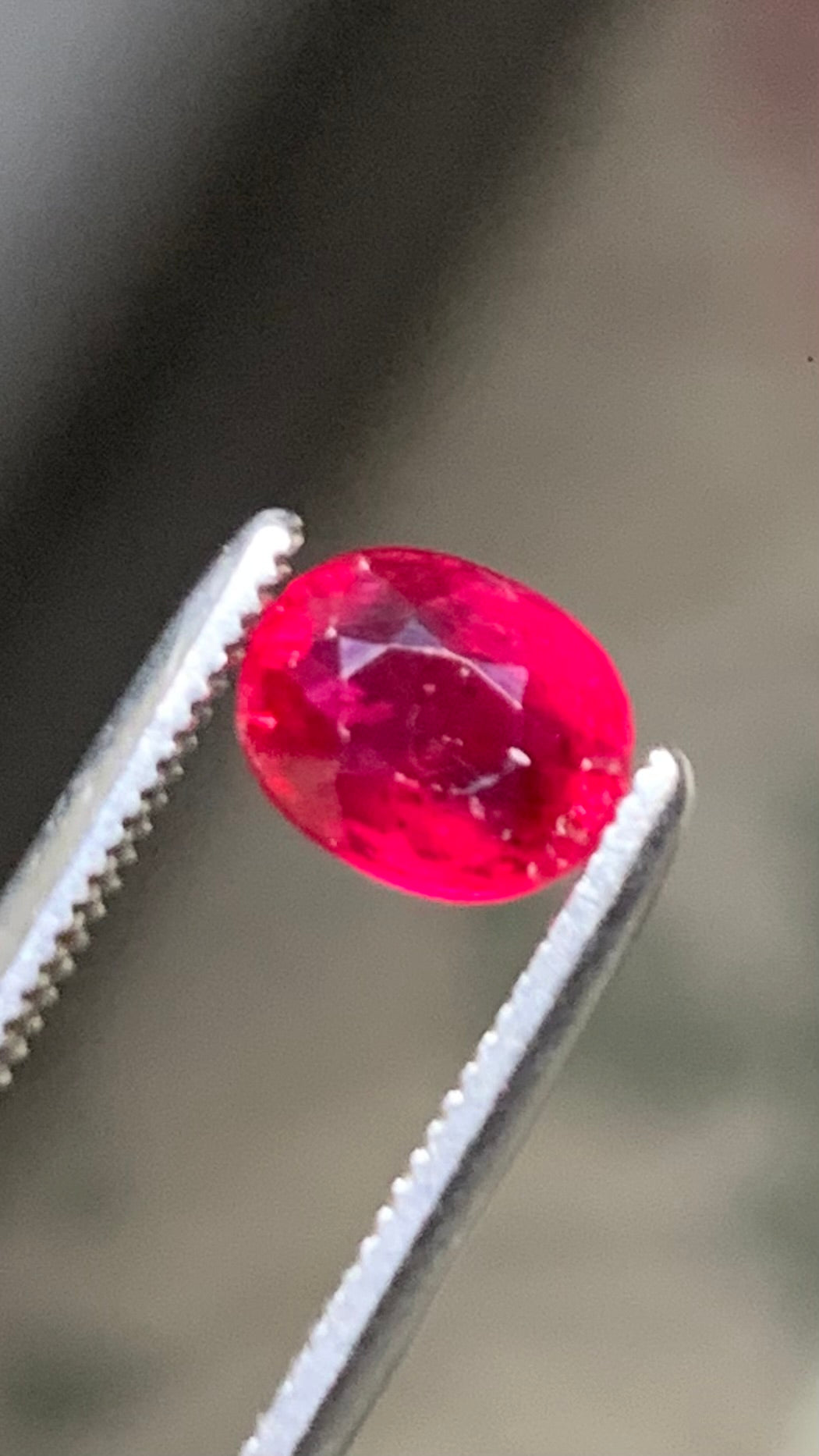 Beautiful 1.05 Carat Pigeon Blood Red Colour Natural Ruby Mozambique