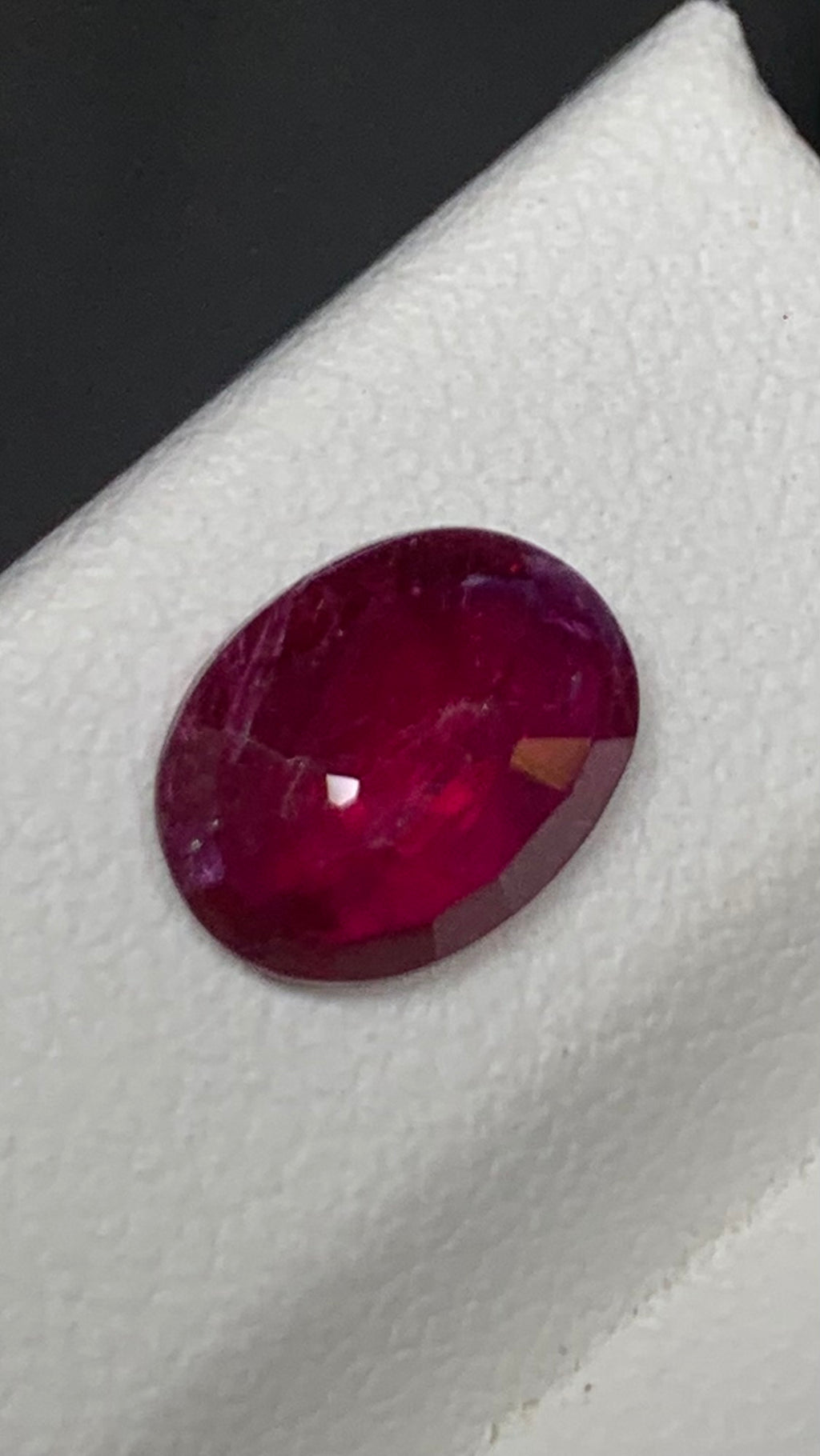 Beautiful 1.45 Carat Pigeon Blood Red Colour Natural Ruby Mozambique
