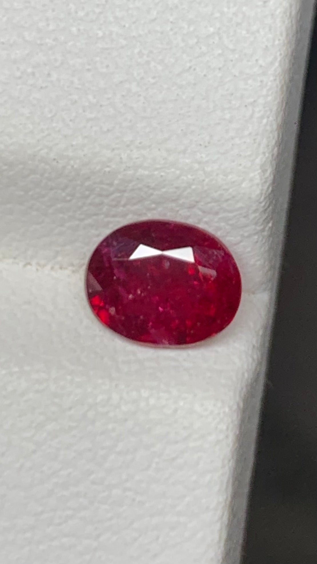 Beautiful 1.10 Carat Pigeon Blood Red Colour Natural Ruby Mozambique