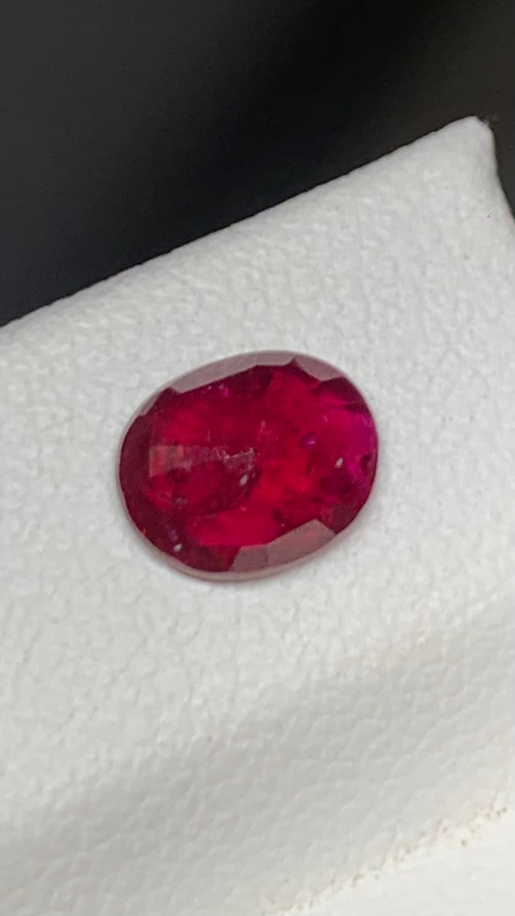 Beautiful 1.10 Carat Pigeon Blood Red Colour Natural Ruby Mozambique