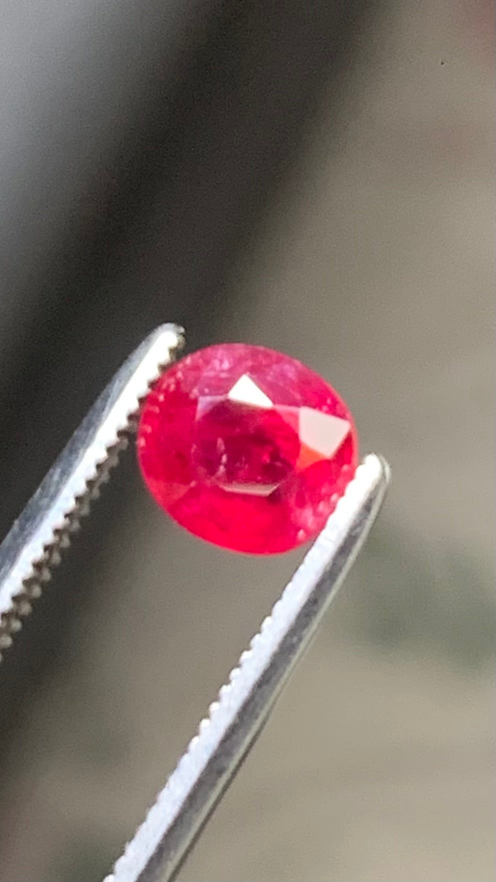 Beautiful 1 Carat Pigeon Blood Red Colour Natural Ruby Mozambique