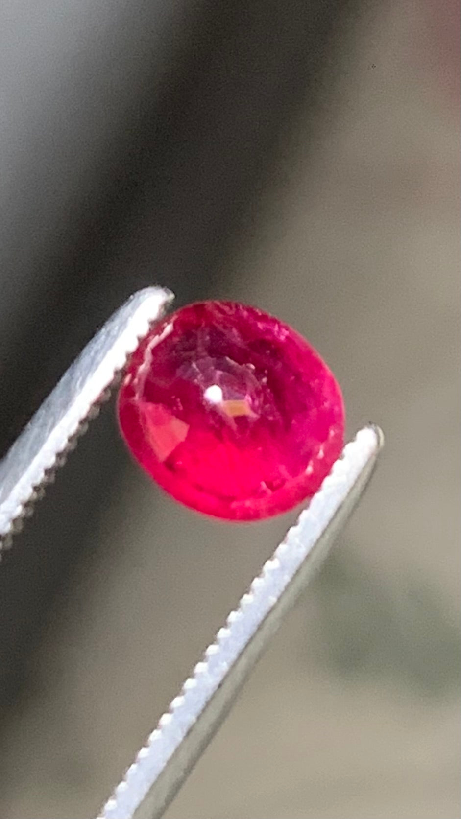 Beautiful 1 Carat Pigeon Blood Red Colour Natural Ruby Mozambique