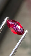 Beautiful 1 Carat Pigeon Blood Red Colour Natural Ruby Mozambique