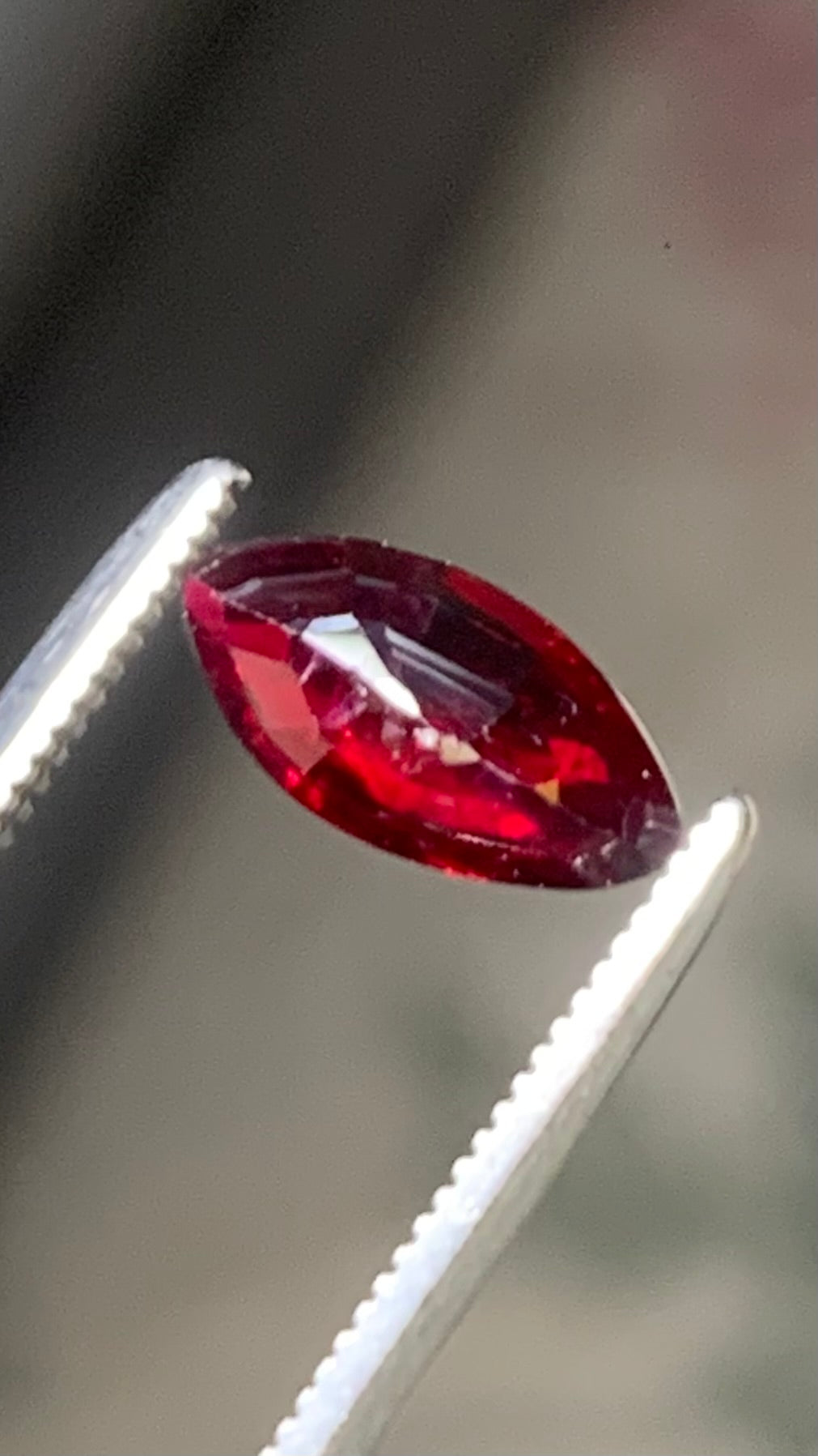Beautiful 1 Carat Pigeon Blood Red Colour Natural Ruby Mozambique