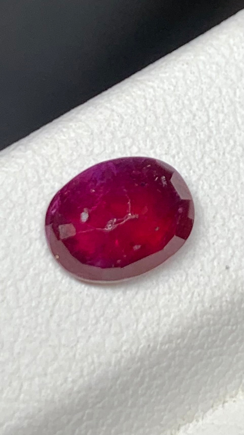 Beautiful 1.40 Carat Pigeon Blood Red Colour Natural Ruby Mozambique