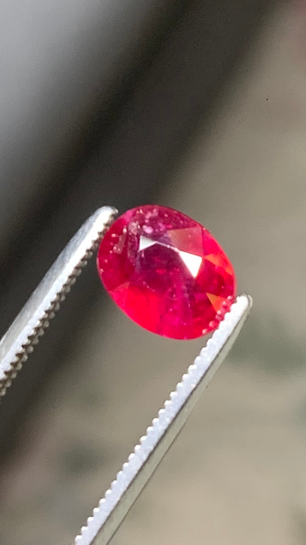 Beautiful 1.40 Carat Pigeon Blood Red Colour Natural Ruby Mozambique