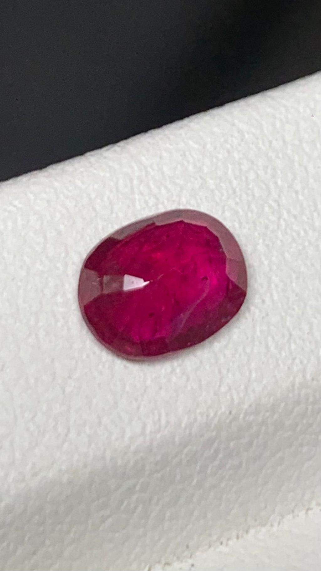 Beautiful 1.10 Carat Pigeon Blood Red Colour Natural Ruby Mozambique