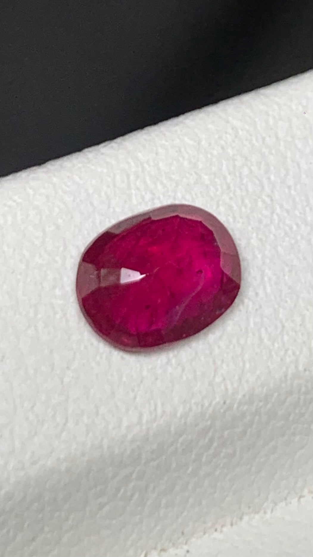 Beautiful 1.10 Carat Pigeon Blood Red Colour Natural Ruby Mozambique