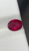 Beautiful 1.10 Carat Pigeon Blood Red Colour Natural Ruby Mozambique