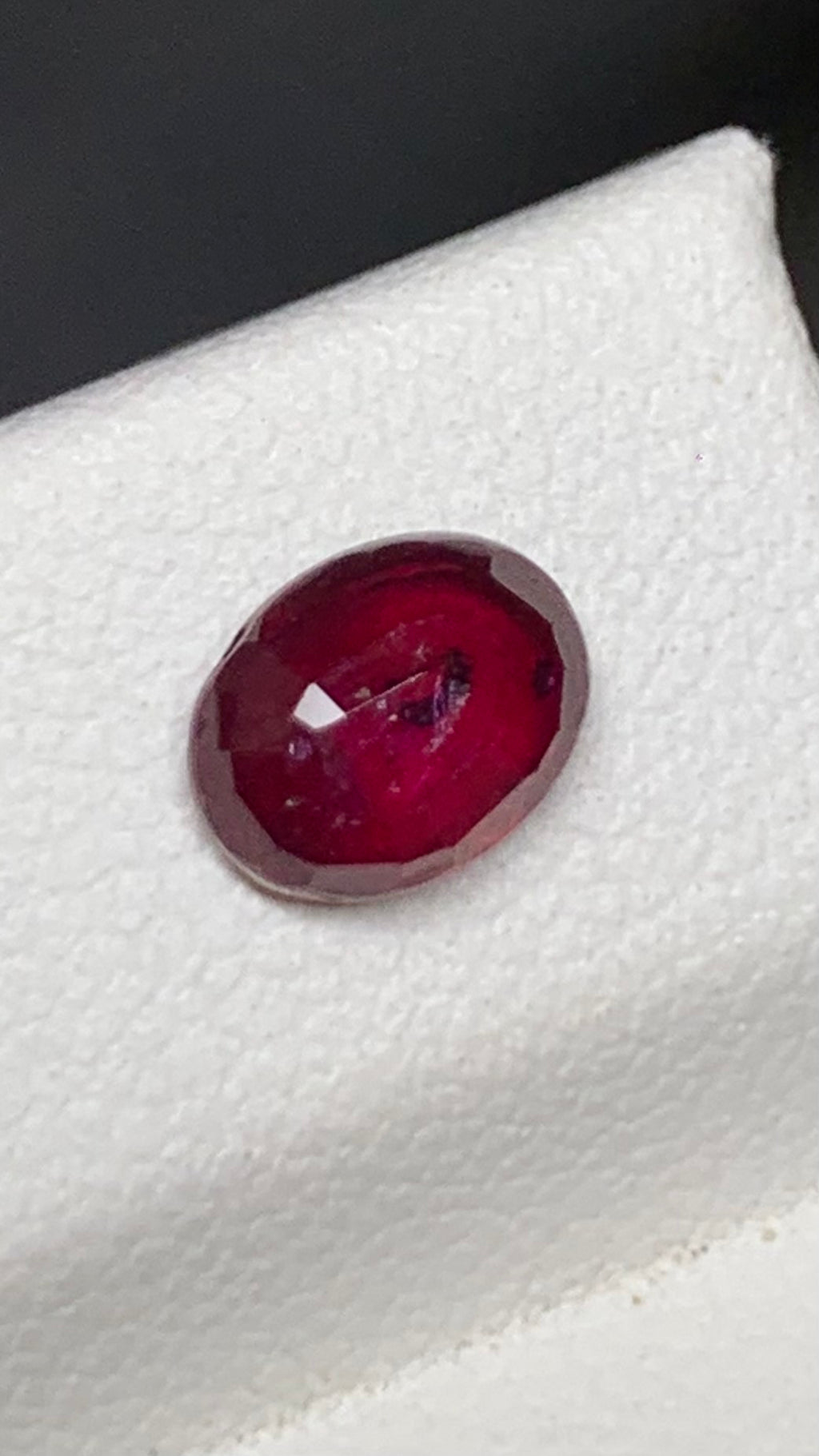 Beautiful 1.10 Carat Pigeon Blood Red Colour Natural Ruby Mozambique