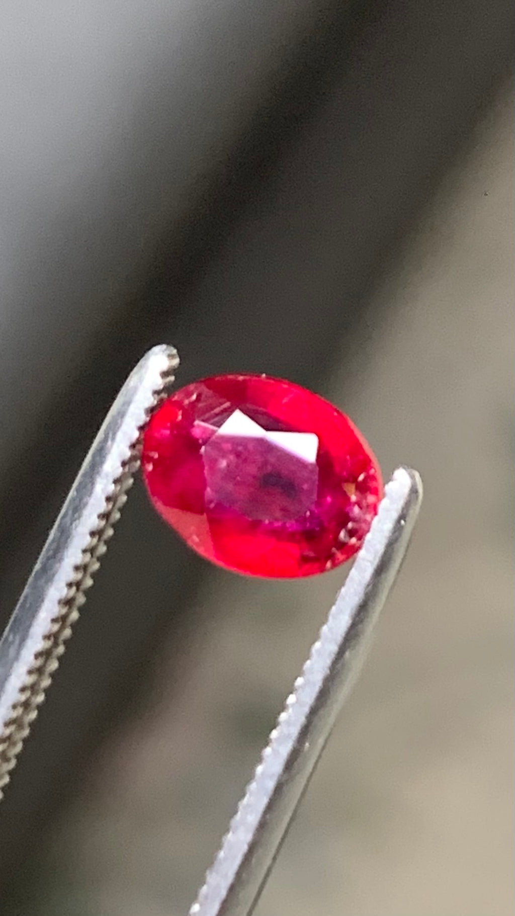 Beautiful 1.10 Carat Pigeon Blood Red Colour Natural Ruby Mozambique