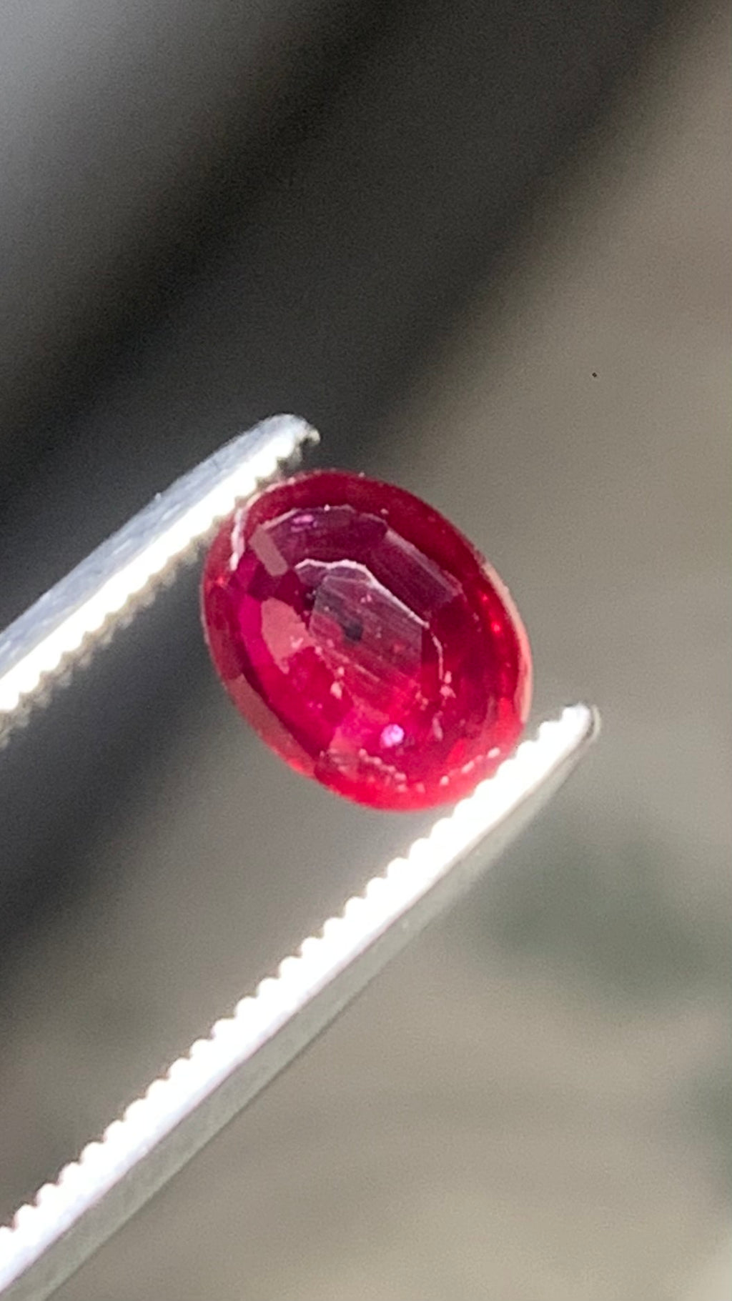 Beautiful 1.10 Carat Pigeon Blood Red Colour Natural Ruby Mozambique
