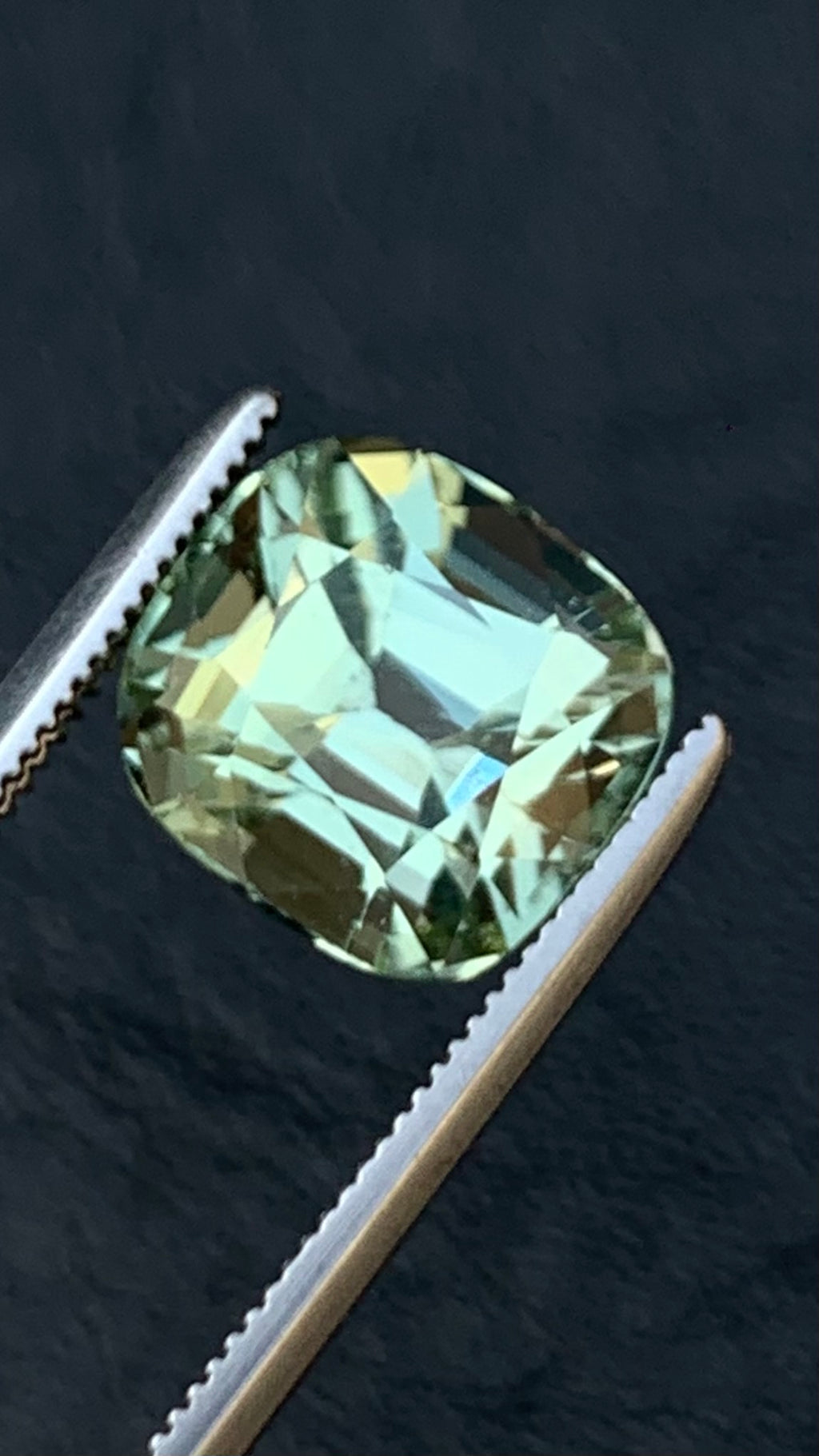 Untreated 4.21 Carat Pastel Green Colour Natural Tourmaline