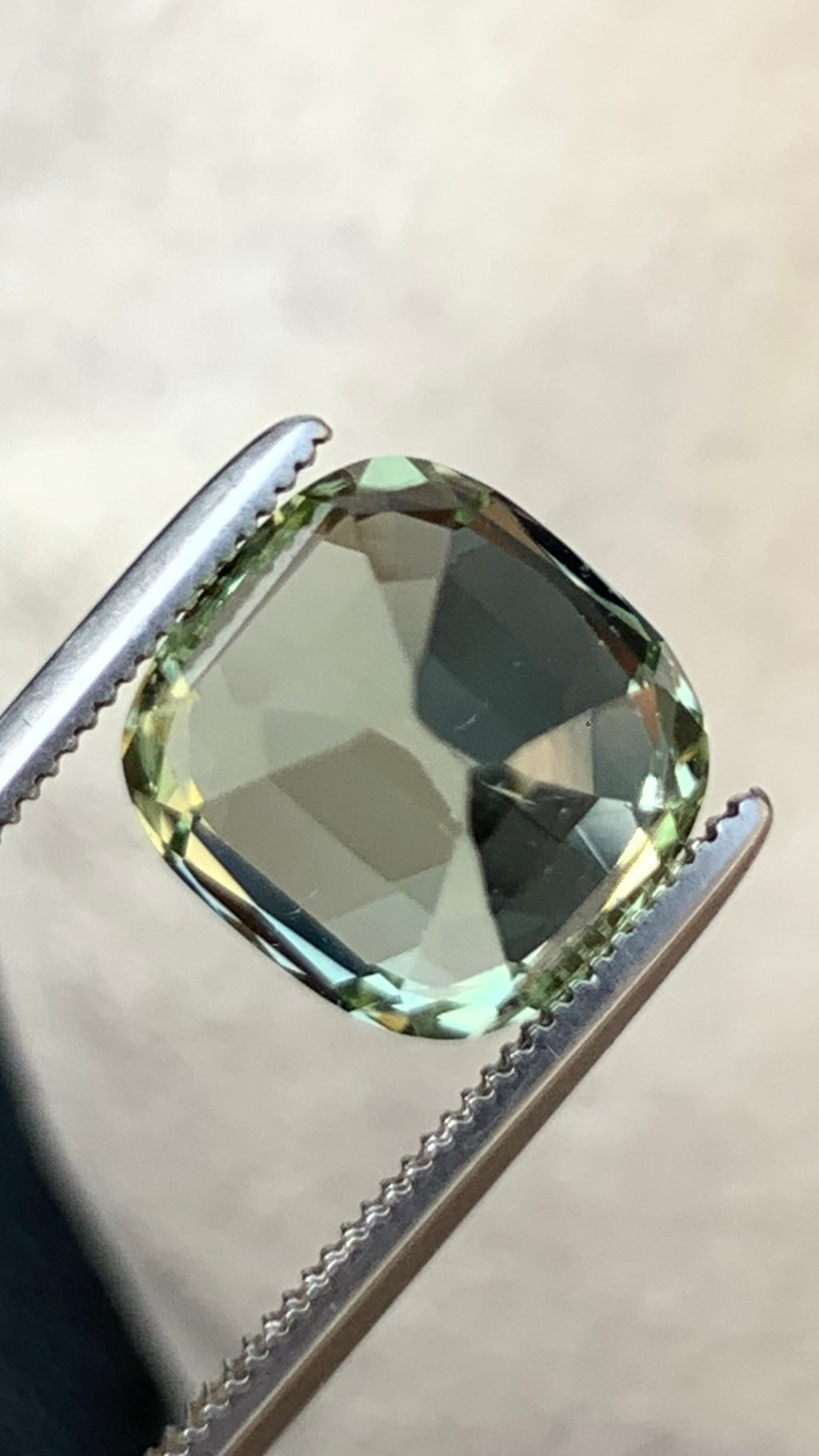 Untreated 4.21 Carat Pastel Green Colour Natural Tourmaline