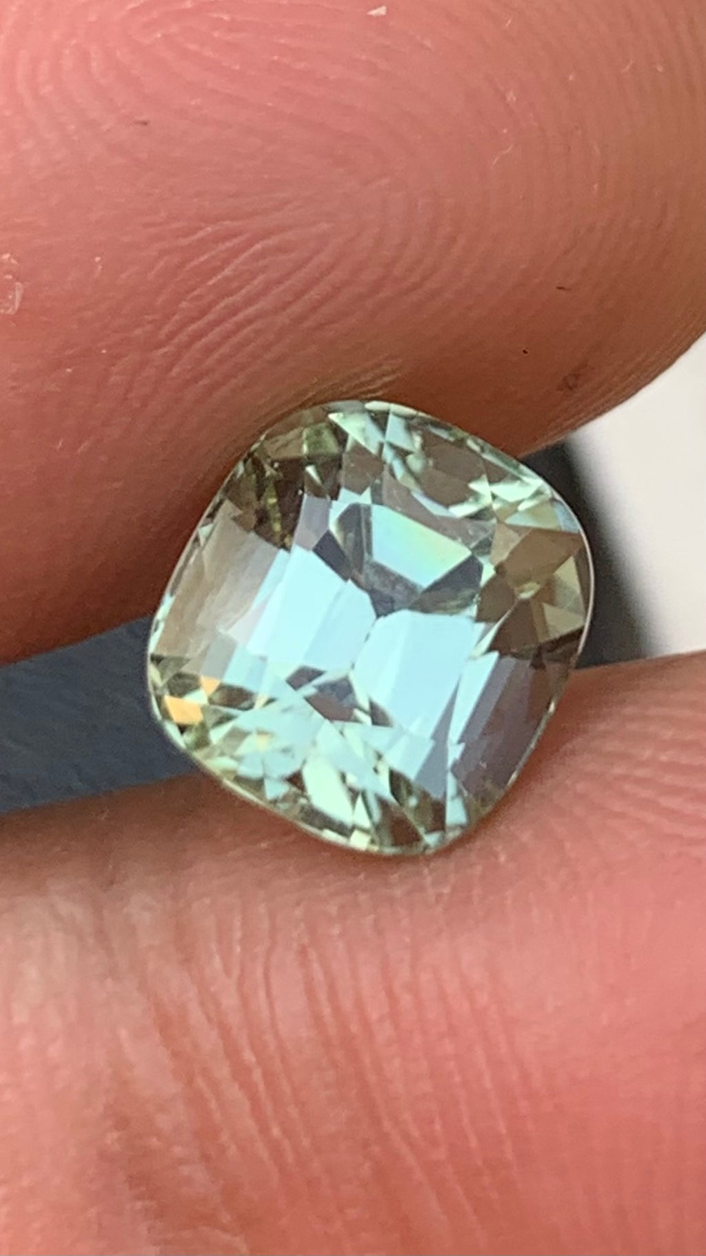 Untreated 4.21 Carat Pastel Green Colour Natural Tourmaline
