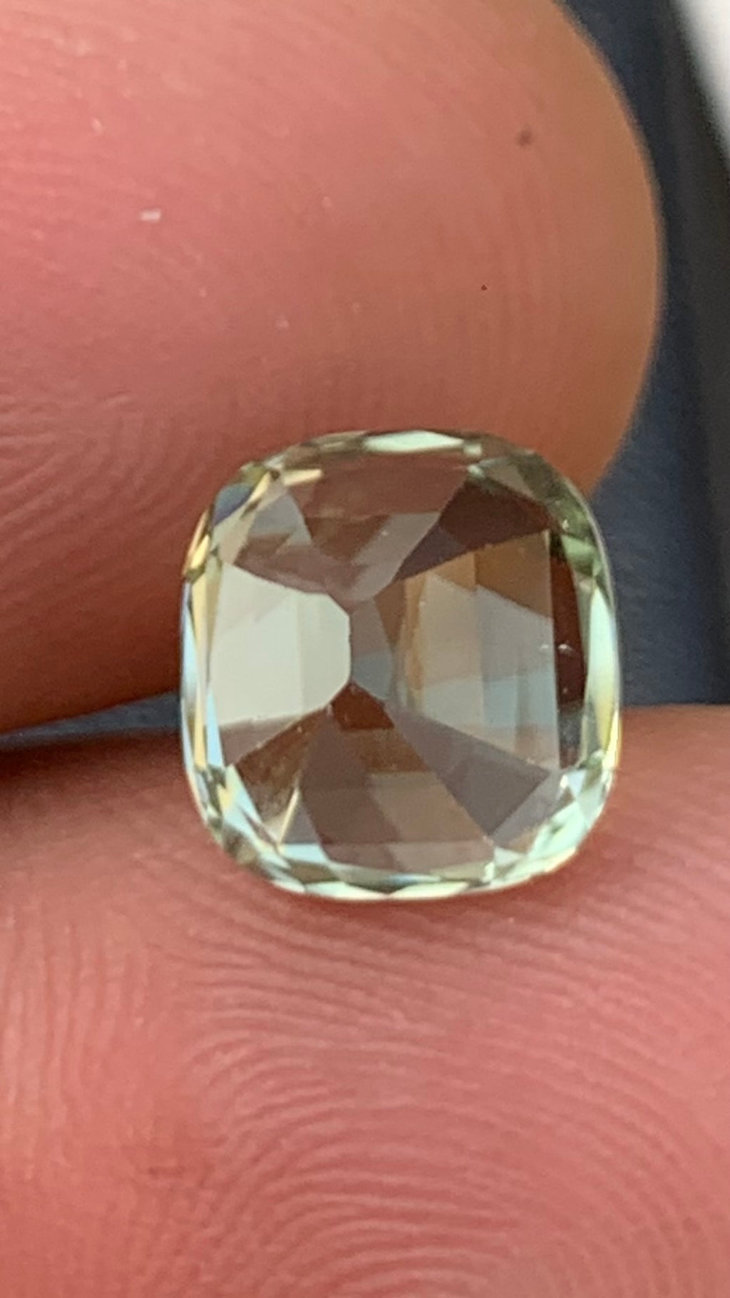 Untreated 4.21 Carat Pastel Green Colour Natural Tourmaline