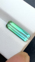 Untreated 2.90 Carat Natural Bluish Green Tourmaline Afghanistan