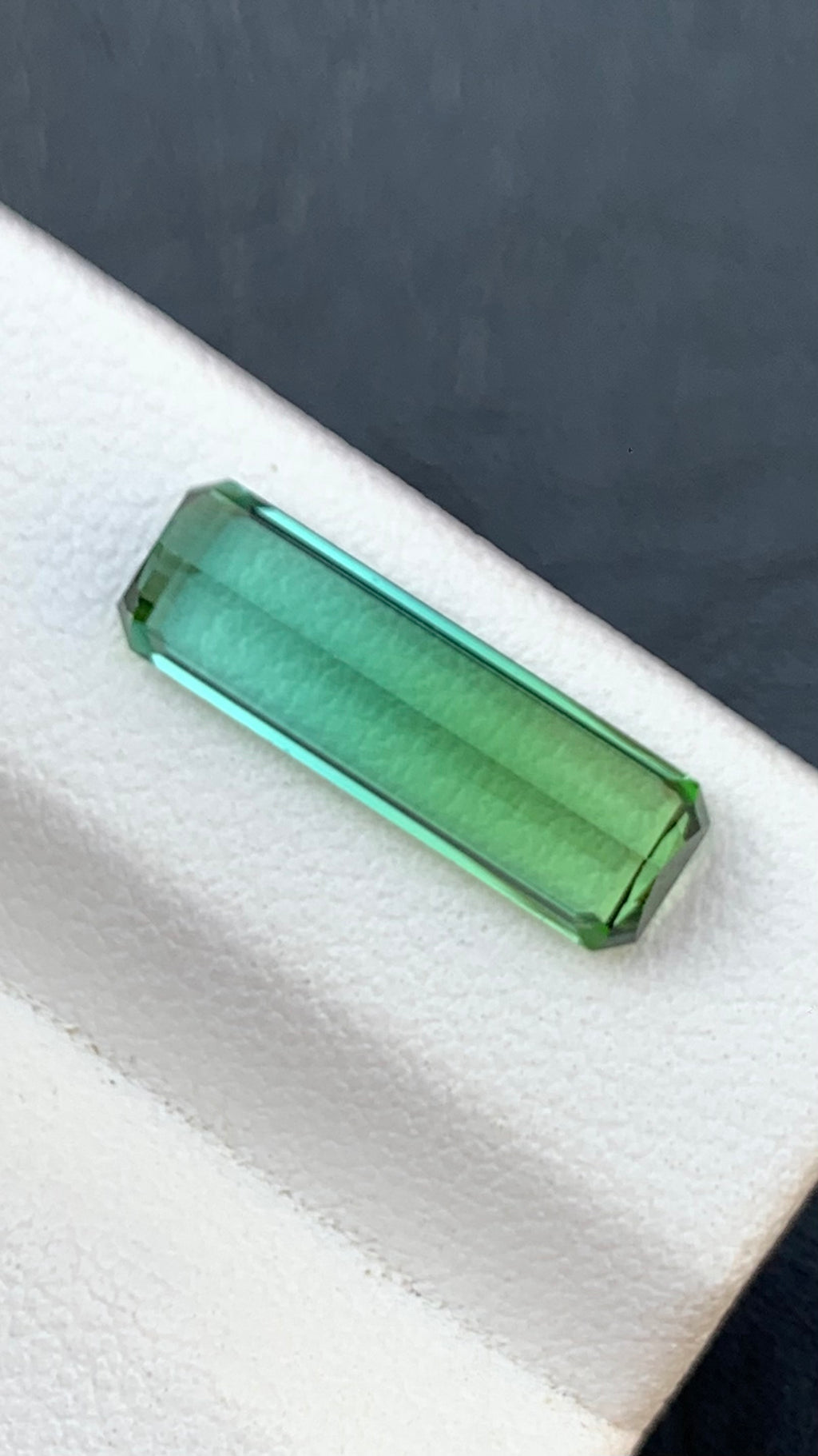 Untreated 2.90 Carat Natural Bluish Green Tourmaline Afghanistan