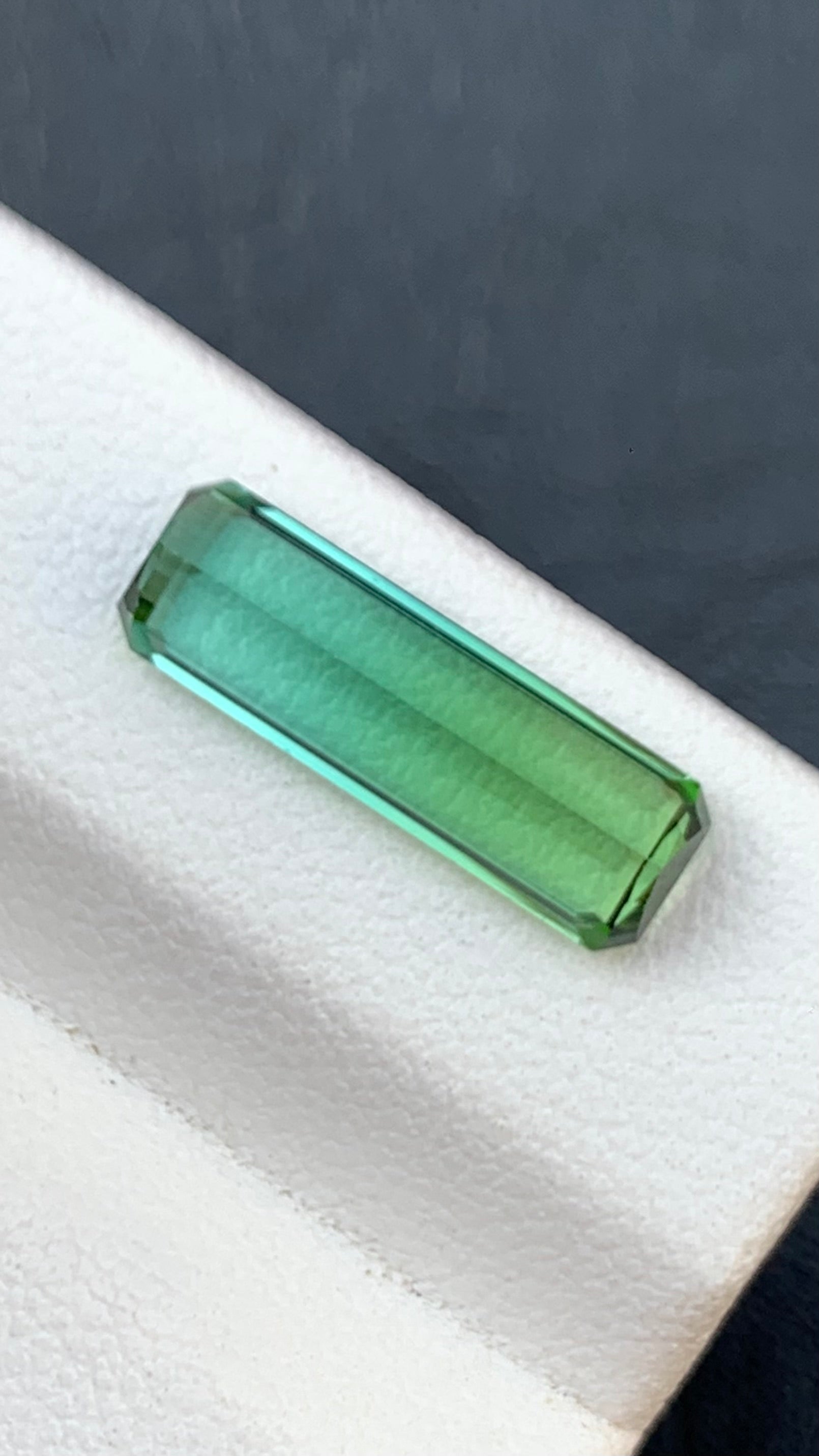 Untreated 2.90 Carat Natural Bluish Green Tourmaline Afghanistan