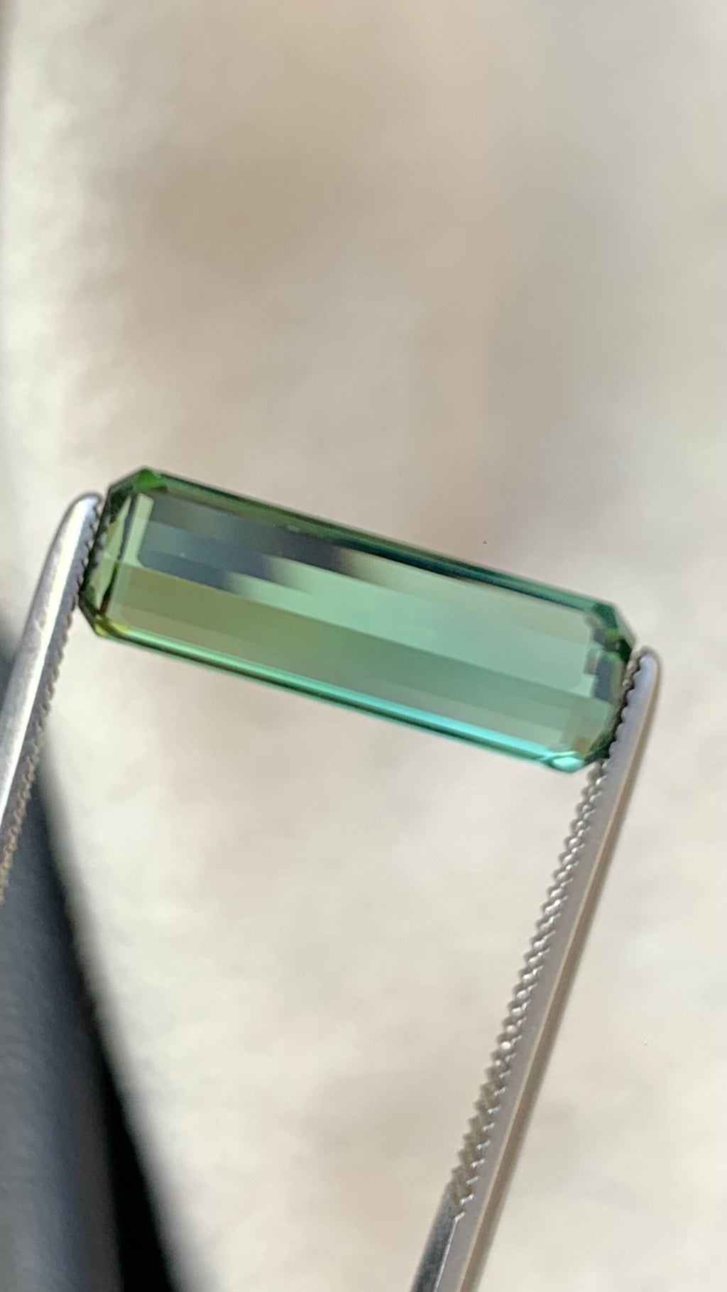 Untreated 2.90 Carat Natural Bluish Green Tourmaline Afghanistan