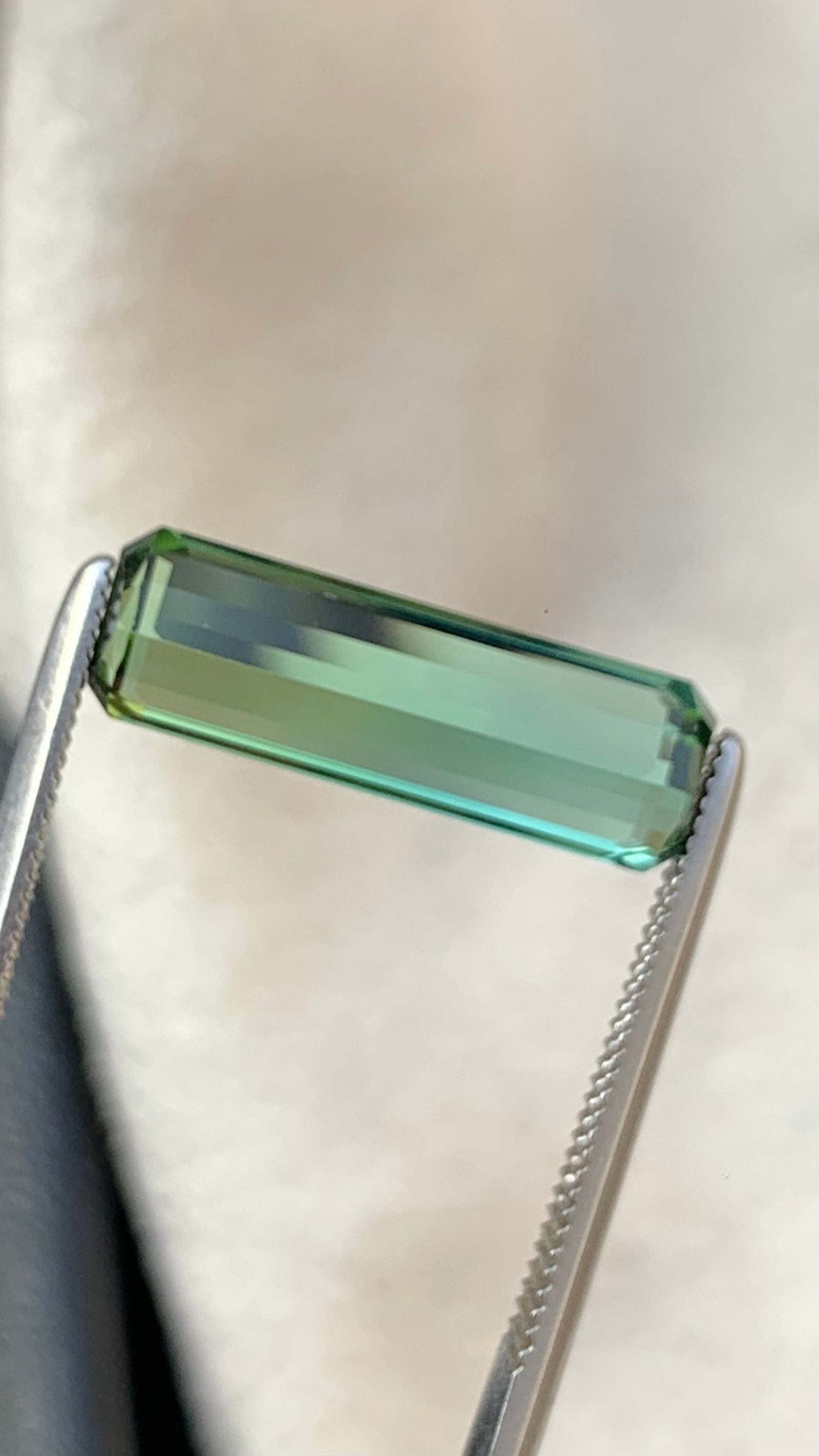Untreated 2.90 Carat Natural Bluish Green Tourmaline Afghanistan