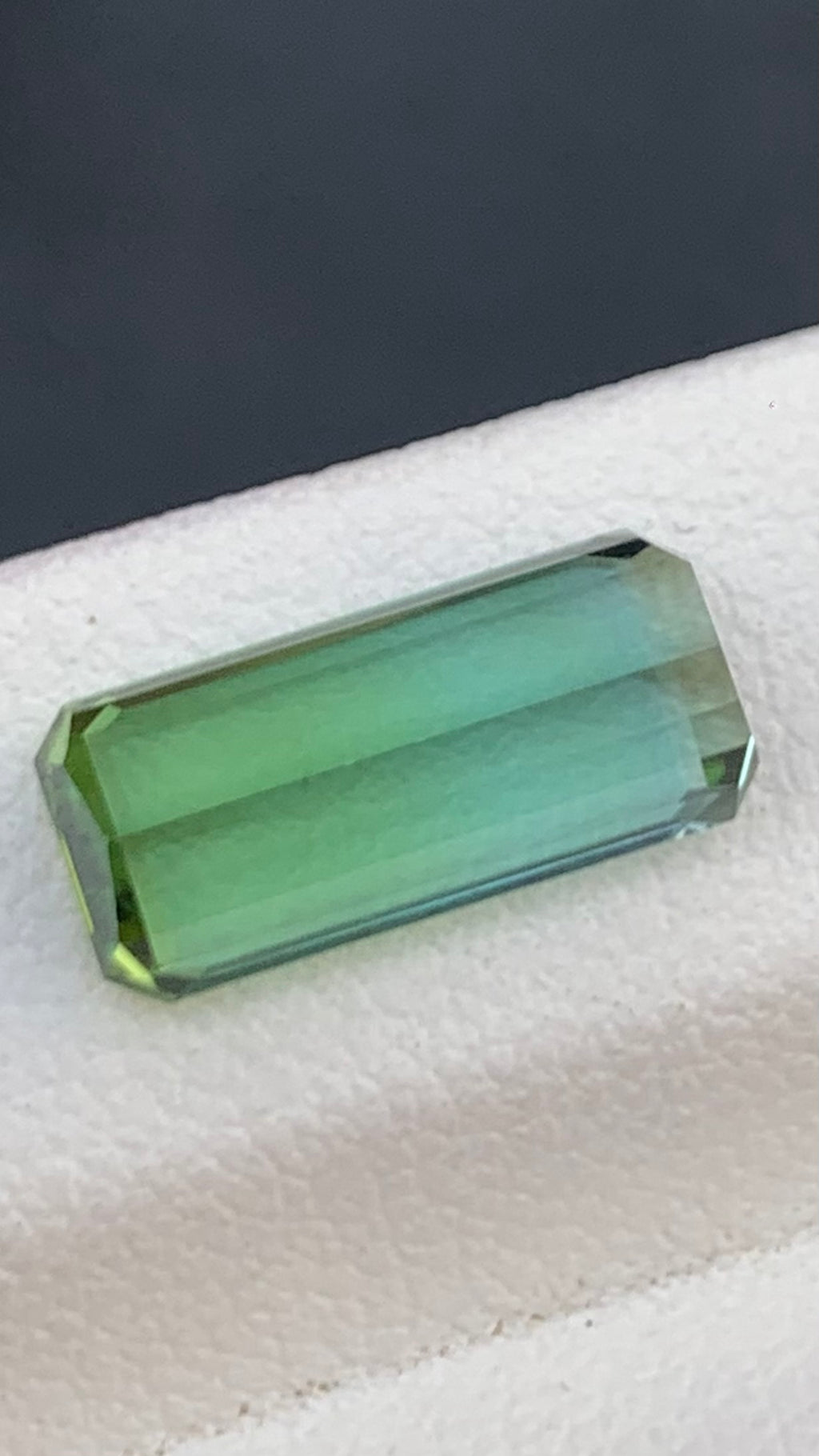 Untreated 3.35 Carat Natural Bluish Green Tourmaline Afghanistan