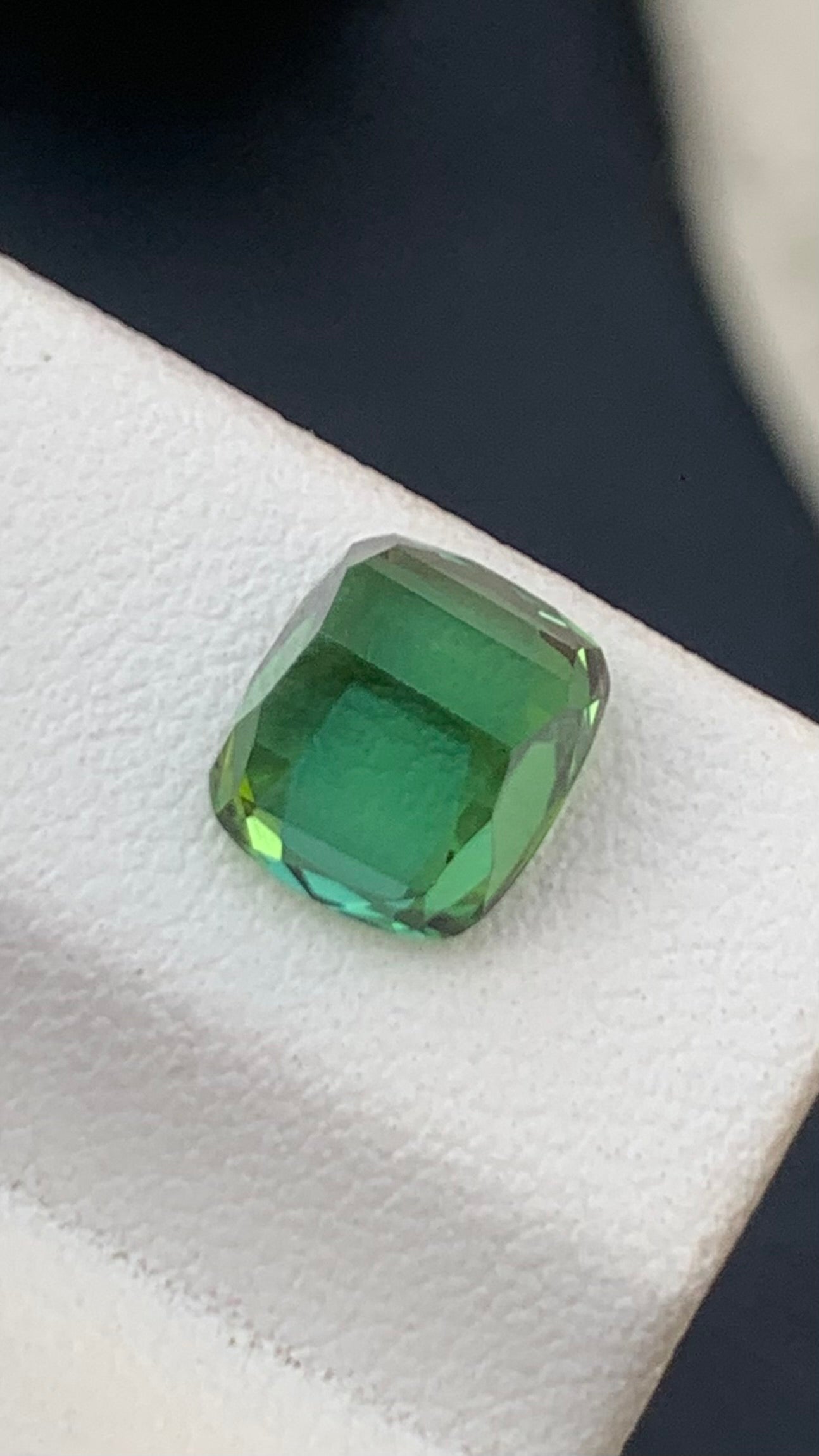 Untreated 2.55 Carat Natural Bluish Green Tourmaline Afghanistan