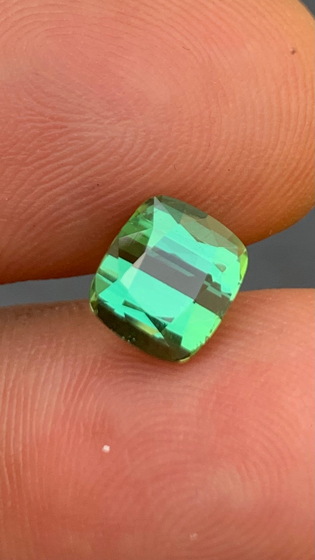 Untreated 2.55 Carat Natural Bluish Green Tourmaline Afghanistan